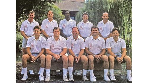 Vintage Plano football team composite photo